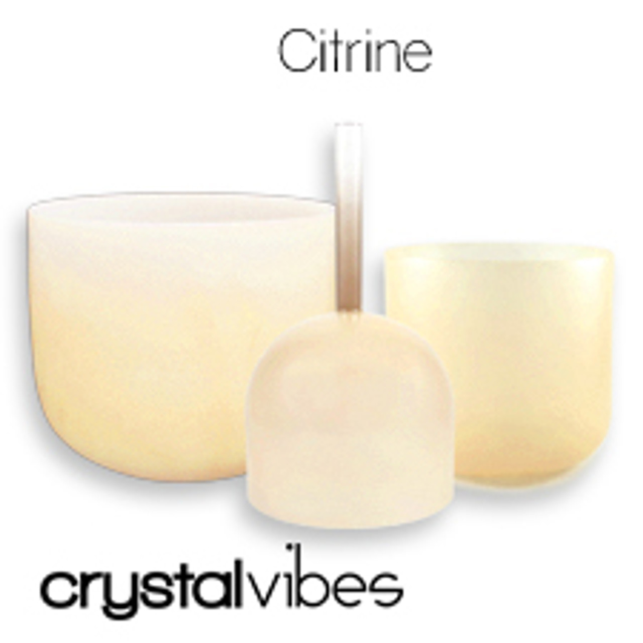 Citrine Fusion Crystal Singing Bowls